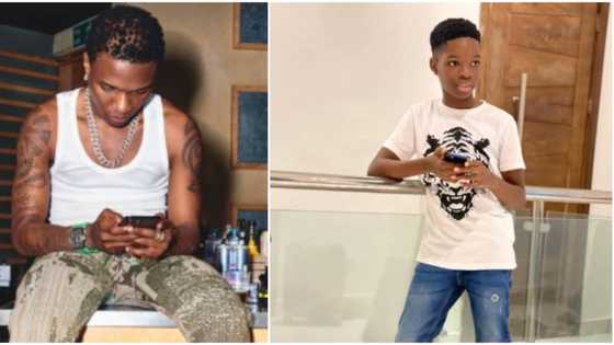 "Why is he not picking? I love this boy": Moment Wizkid couldn't reach his son Tife after calling his phone