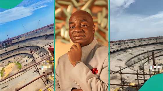 Man shows video of Bishop Oyedepo’s 100k-capacity ark auditorium: "this thing pass football stadium"
