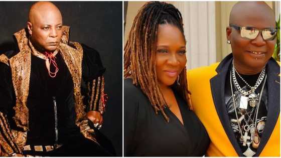 Exemplary couple: Sweet reactions as Charly Boy and wife celebrate 45th wedding anniversary