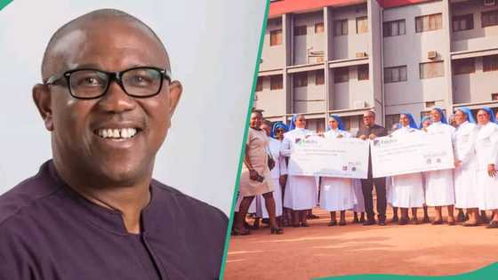 "Baba olowo": Peter Obi donates N75 million to Enugu hospital, shares photos, other details
