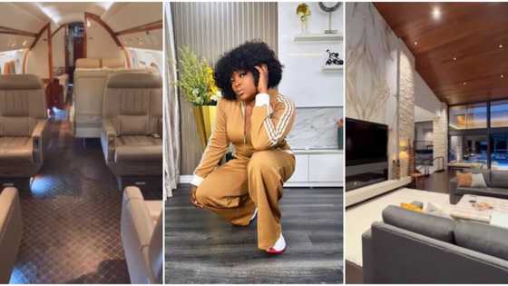 "Dreams come true!" Fans, Celebs react as Funke Akindele flaunts new mansion & private jet, video goes viral