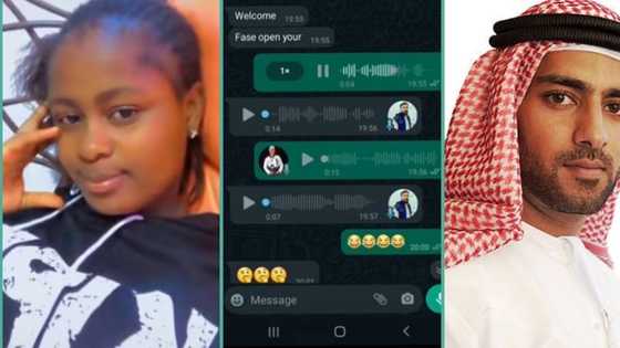 "Let me see your body": Nigerian lady who gave Saudi Arabian man her number leaks voice note he sent