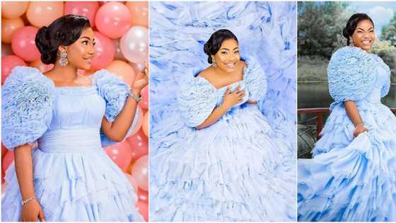 She forgot to wear her beret: Reactions as Mercy Chinwo celebrates birthday looking like a real life barbie