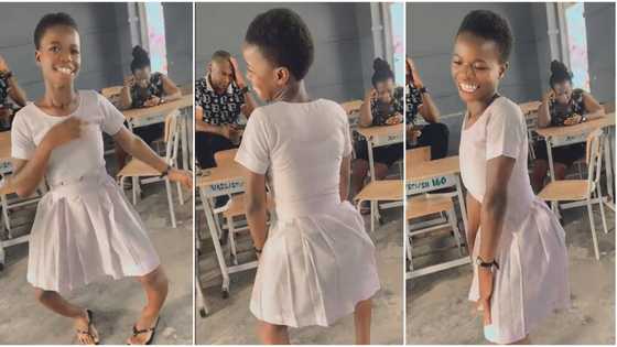 Confident young girl with bow legs dances and shakes her waist in a sweet way, video emerges on TikTok