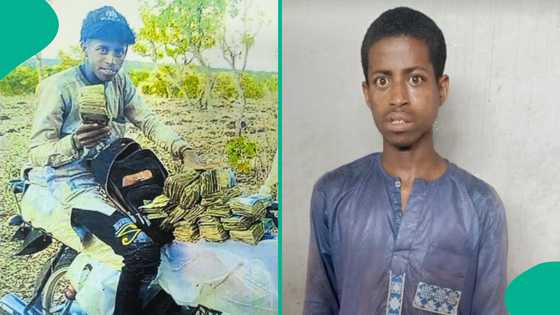 An kama kasurgumin 'dan bindiga mai nuna miliyoyin kudi a intanet