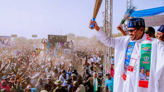 Hotuna da bidiyo: Yadda mutan jihar Taraba da Adamawa suka tarbi shugaba Buhari