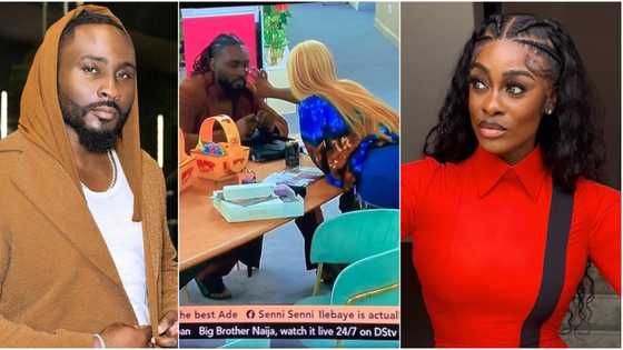 BBNaija: Video of Pere & Uriel kissing leaves little to imagination, netizens react, say "this one go far o"