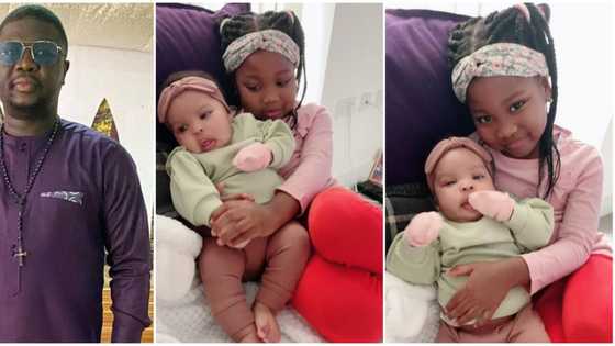 Comedian Seyi Law gushes over his two daughters in heart-melting post