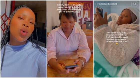 "She cried": Lady takes mum out on date, breaks news that she's pregnant & failed university exams to her