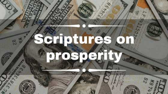 Top 50 scriptures on prosperity and wealth: Motivational Bible verses
