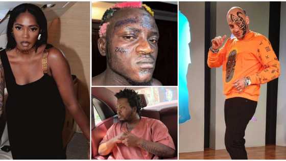 Portable, DJ Sose, 6 other Nigerian celebrities with eye-catching body and facial tattoos