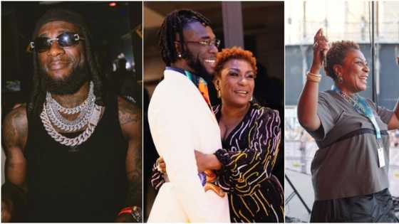 See as them be like lovers: Video of Burna Boy and his mum cuddling up in fun moment sparks mixed reactions