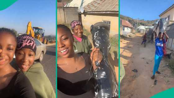 Lady and friends storm her ex-boyfriend's house, takes back things she bought him when they dated