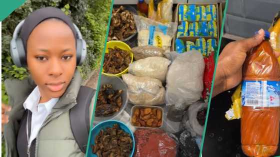 Lady in UK imports palm oil, meat, other food items from Nigeria, regrets after spending over N1m