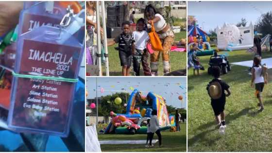Imade Adeleke at 6: Photos, videos from star-studded birthday party in Lagos, Davido, others attend