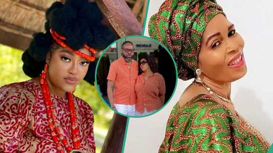 Actress Biodun Okeowo addresses rumours of snatching Lola Idije's daughter's husband