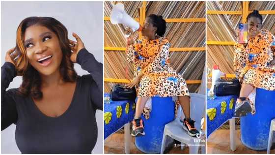 Collect my phone o: Mercy Johnson says as she recreates her viral 'breaking news' audio in funny TikTok clip