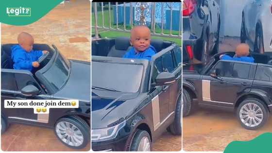 "Christmas don complete": Mum shares video of son driving Range Rover toy car, says it's dream come true