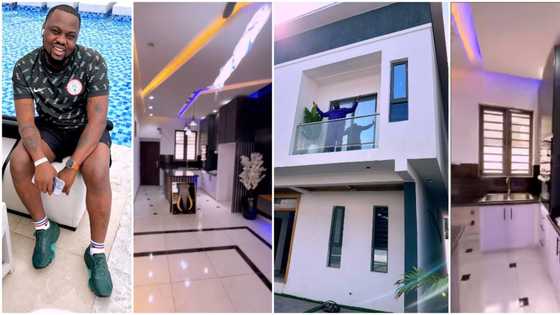 Skit maker Egungun buys new mansion, gives fans tour with impressive video: “I no believe say I fit buy house”