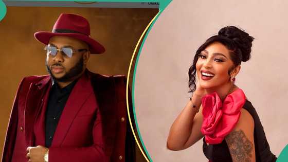 Tonto Dikeh’s ex-husband Olakunle Churchill and his wife Rosy Meurer spark rumours of marital crisis