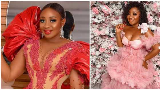 Nollywood actress Ini Edo personifies tulle heaven in breath-taking pink look
