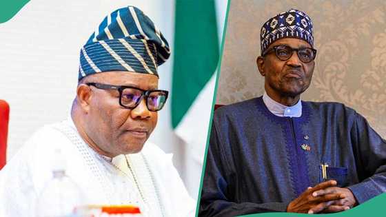 Akpabio ya isa Daura don ta'aziyyar Buhari, ya fadi dabi'un tsohon shugaban