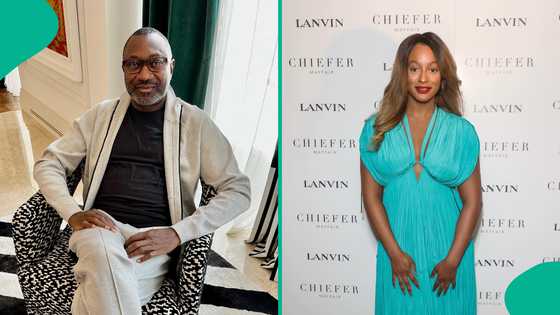 Femi Otedola celebrates daughter DJ Cuppy's baptism, video warms hearts: "Well raised child"