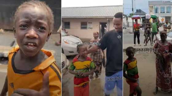 "Her story has changed": Little girl who used slangs to beg in the streets receives cash Gift in viral video