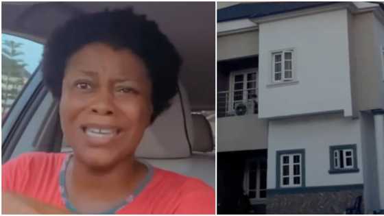 I don't have anybody in Lagos: Didi Ekanem weeps as fire razes her mansion, properties burn to ashes in video