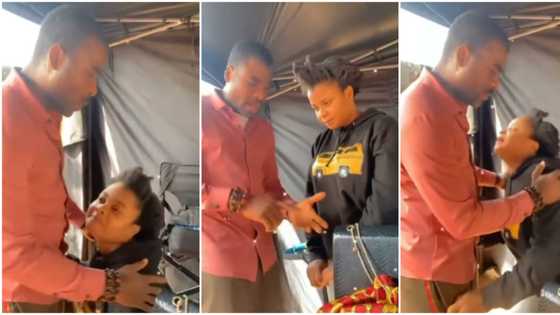 “I felt the prayers”: Fans get emotional as actor Ibrahim Chatta prays for Bimbo Ademoye in touching video