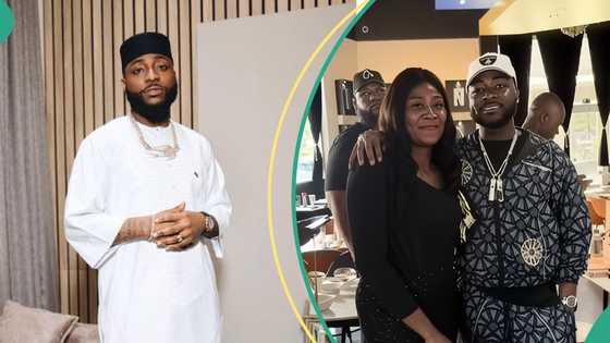 Moment Davido spotted fan inside a restaurant and gifted her $1,000 for her birthday: "Amazing guy"