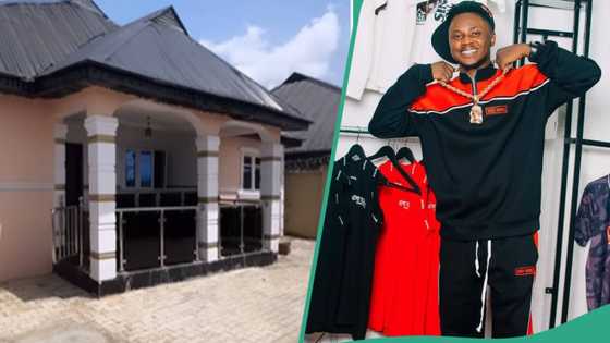 "Show workings": Reactions as TikToker Oloba Salo gifts his father a house, video of new crib trends