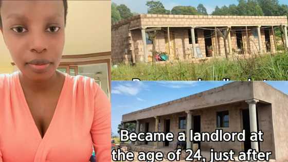 "I have become a landlady": 4 months after relocating abroad, lady builds her own house, video emerges