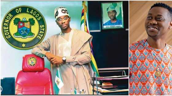 "Imagination wan kee you": Lateef Adedimeji stirs reactions with picture as Lagos state governor