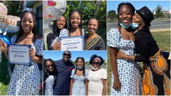 Actress Georgina Onuoha excited as daughter gives commencement speech at graduation in US school