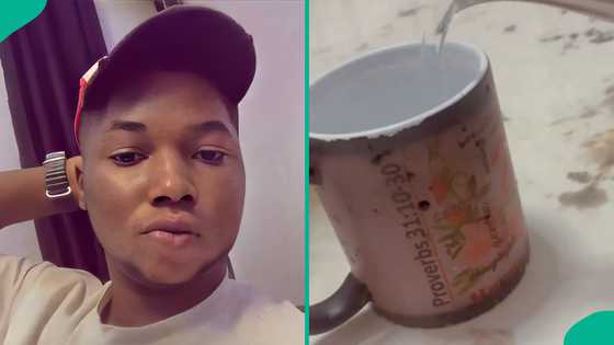 Man shows what he discovered on mug lady gave him as birthday gift years ago, triggers reactions