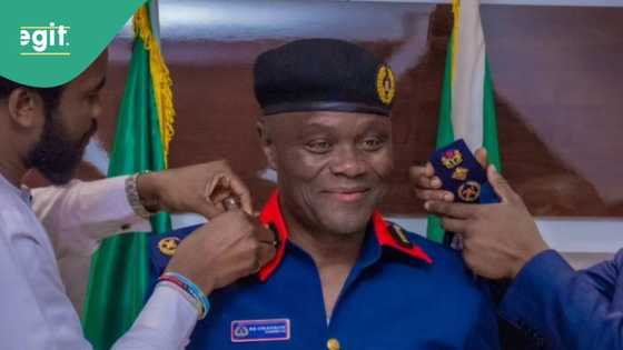 "My Oga at the top": NSCDC officer, originator of famous remark, promoted to deputy CG