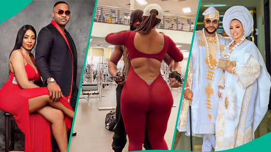 Bolanle Ninalowo fuels reconciliation rumour with ex-wife with loved-up gym video: "Na she be that"