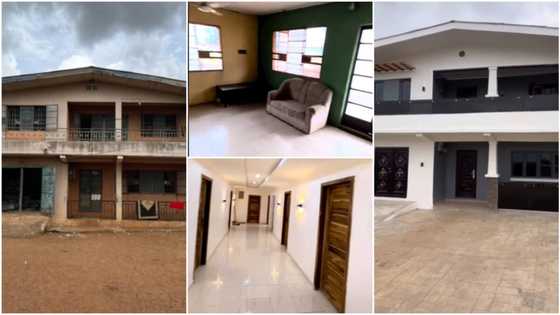 "Omo I fall for this": Interior of Trenches building renovated to Lekki mansion style, video stirs reactions