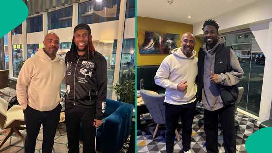 Super Eagles coach meets with Iwobi, Ndidi, others ahead of World Cup qualifier: Photos