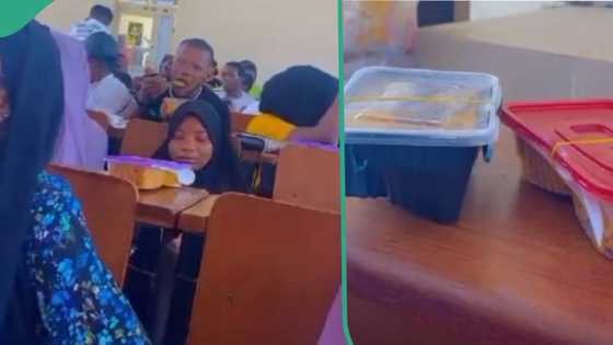 "I go cry blood if I miss class that day": Lecturer distributes fried rice to his students