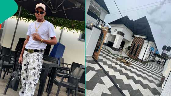 Nigerian man who showed off newly completed house gets many people in awe: "This is heaven on earth"