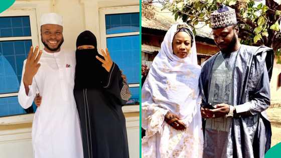 Man celebrates 3rd wedding anniversary, mentions how many wives he would marry again, people react