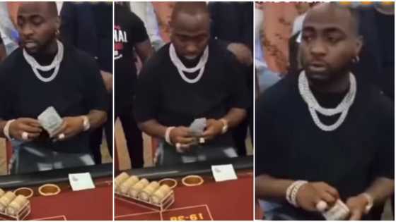 Video emerges showing Davido looking troubled after appearing to lose lots of money while playing games