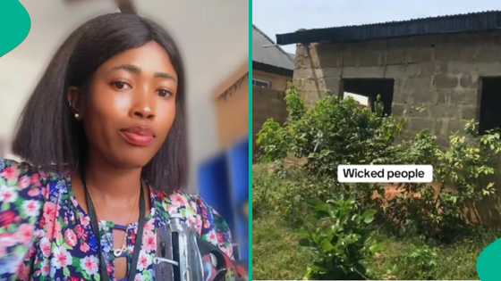 Nigerian lady painfully displays house she owns but can't enter, video raises concern