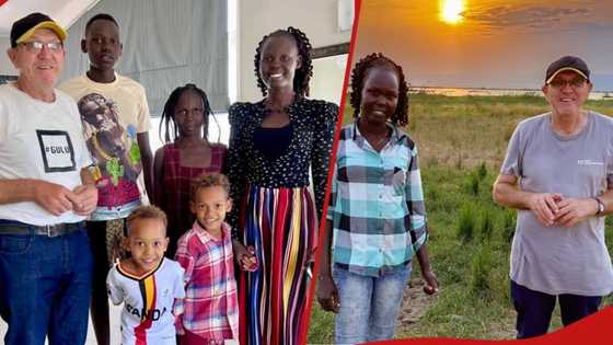 Cute photos emerge as oyinbo man relocates to New Zealand with single mum of 2 he married