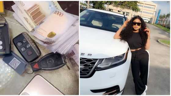 Generator remote control spotted as Bobrisky flaunts keys to his three cars on IG (screenshot)