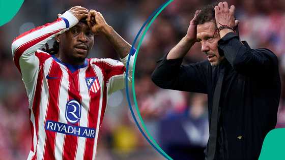 Diego Simeone reacts after playing Lookman in unfamiliar position during win over Malaga