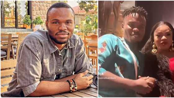 "His skin is flawless": Tosin Silverdam finally meets Bobrisky for 1st time, fans say "we don't want peace"