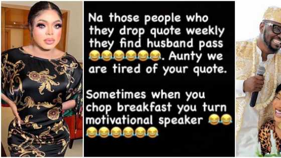 Bobrisky trolls Tonto after breakup with Kpokpogri, says ‘chopping breakfast’ made her a motivational speaker